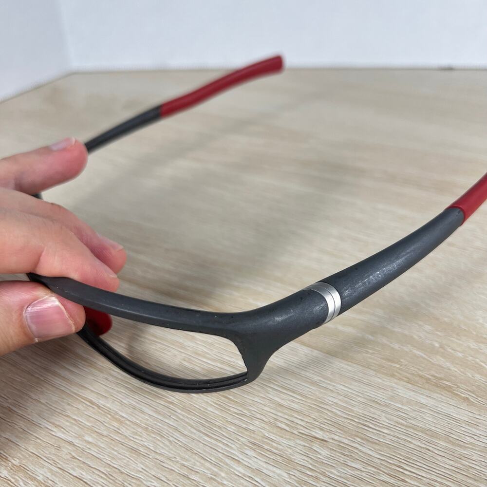 Tag Heuer 115/130 TH 6002 902 Sunglasses Sports Frames Only Gray Red 61-18 - Picture 8 of 16